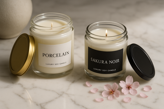 Sakura Noir + Porcelain